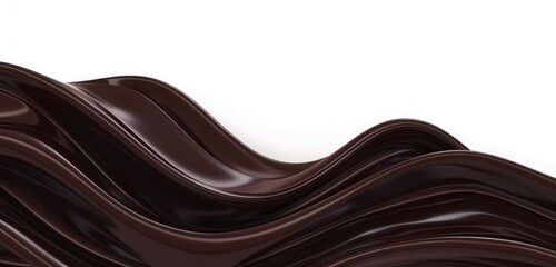 Luxurious Dark Chocolate Silk Waves