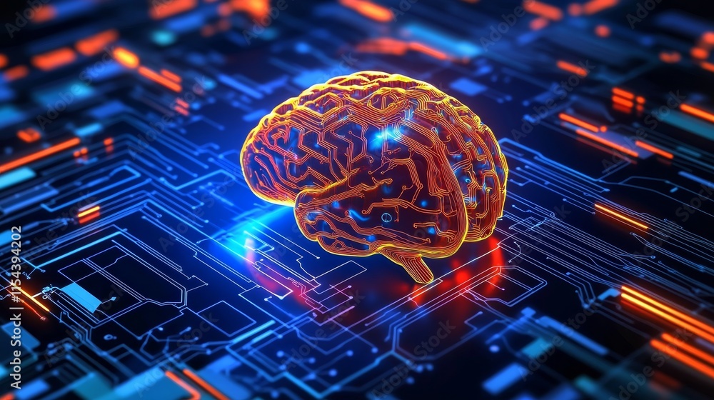 Poster strategic integration of iot and ai in business driving digital transformation and tech advancement