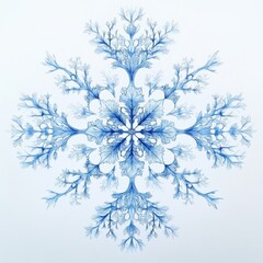 Dibujo de copo de nieve