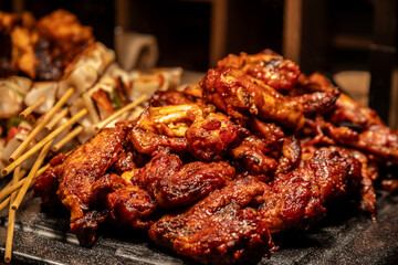 Breakfast, lunch and dinner buffet