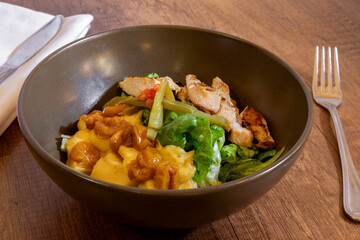 variety of salads, colombian food, Colombian food
