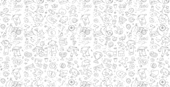 Transparent PNG available
Soccer tournament, football league team international championship. Childish style seamless pattern background for your design. Vector illustration