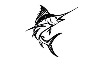 Cute Fish Illustration. Set of fish vector illustration for fishing logo. Cartoon, Clipart, and Line Art Design Adorable fish illustration, ideal for cartoons, and creative design projects.