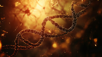 DNA strands, molecular biotechnology background