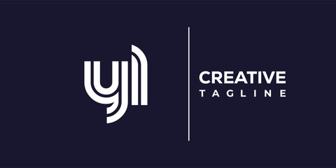 Y and L logo design. YL abstract Letters Logo Monogram. This logo design is the process of creating a visual symbol that represents a brand, company, or individual.