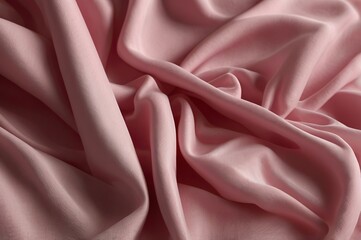 Pink Silk Background Fabric, Satin and Textile Pattern Fashion, Luxury Backdrop, using generative ai