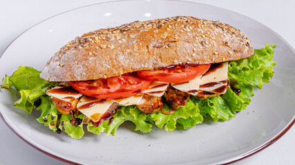 Delicious Italian sandwich  