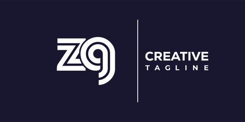 Z and G logo design. ZG abstract Letters Logo Monogram. This logo design is the process of creating a visual symbol that represents a brand, company, or individual.