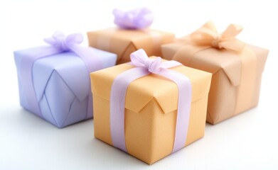 Obraz premium gift box with ribbon