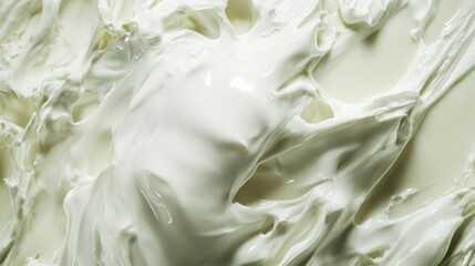 Artistic Milk with Detailed Close-Up Presentation