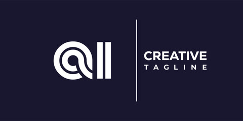 A and I logo design. AI abstract Letters Logo Monogram. This logo design is the process of creating a visual symbol that represents a brand, company, or individual.