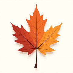 Fototapeta premium autumn maple leaf