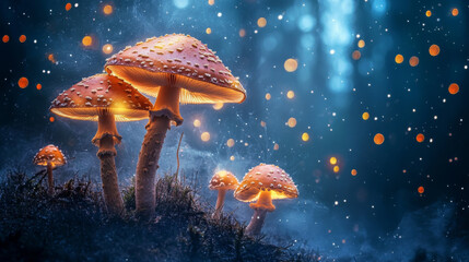 Immersive digital designs, from cityscapes and soundwaves to underwater and celestial scenes.