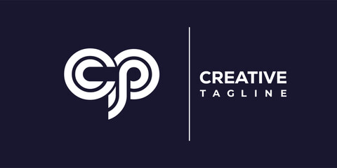 C and P logo design. CP abstract Letters Logo Monogram. This logo design is the process of creating a visual symbol that represents a brand, company, or individual.