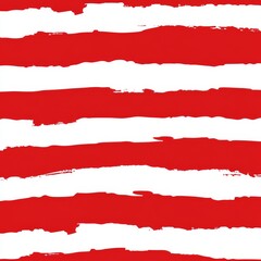 Seamlessly flowing horizontal stripes in red and white