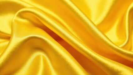 Obraz premium yellow, gold color abstract background, silk satin fabric, glitter shimmer, color gradient. Drapery curtain.