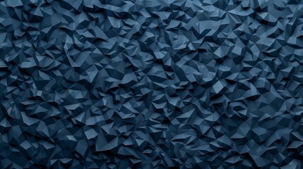 Futuristic abstract background in dark navy blue with geometric shapes and neon light effects