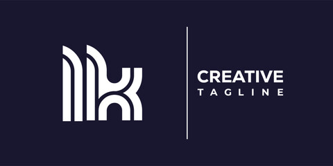 L and K logo design. LK abstract Letters Logo Monogram. This logo design is the process of creating a visual symbol that represents a brand, company, or individual.
