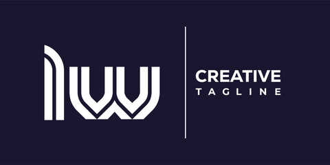 L and W logo design. LW abstract Letters Logo Monogram. This logo design is the process of creating a visual symbol that represents a brand, company, or individual.
