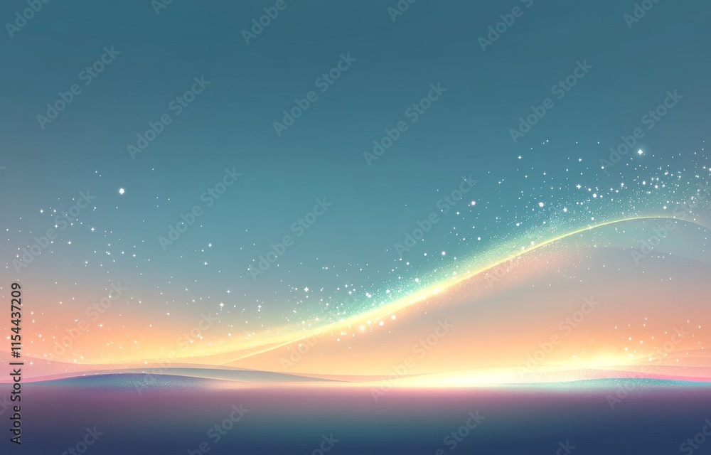 Poster abstract background with waves
