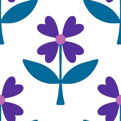 Valentine hearts seamless 14 February love pattern for wrapping paper