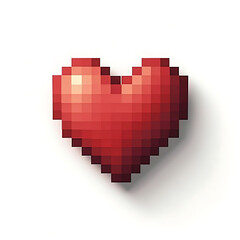 pixelated heart