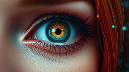 Fototapeta premium eye of the girl