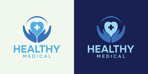 Medicine Caduceus pharmacy hospital clinic cross logo template design