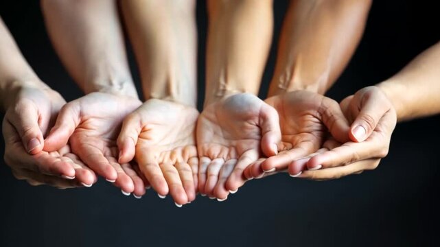 Hands of various skin tones extend towards the viewer, symbolizing unity and connection. This image emphasizes collaboration and the importance of coming together