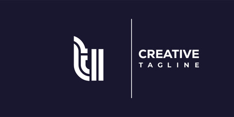 T and I logo design. TI abstract Letters Logo Monogram. This logo design is the process of creating a visual symbol that represents a brand, company, or individual.