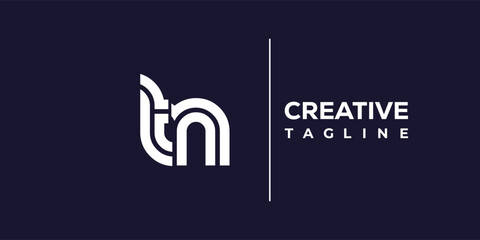 T and N logo design. TN abstract Letters Logo Monogram. This logo design is the process of creating a visual symbol that represents a brand, company, or individual.
