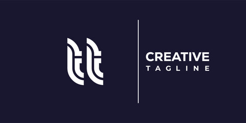 T and T logo design. TT abstract Letters Logo Monogram. This logo design is the process of creating a visual symbol that represents a brand, company, or individual.