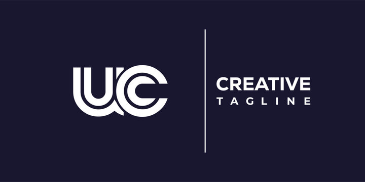 U and C logo design. UC abstract Letters Logo Monogram. This logo design is the process of creating a visual symbol that represents a brand, company, or individual.