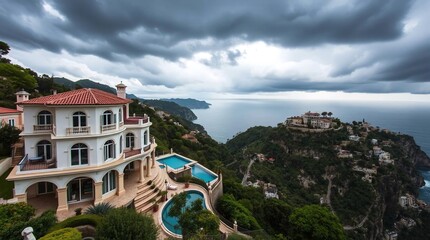 Coastal Haven: A Beautiful Villa by the Sea with Panoramic Ocean Views