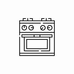 gas stove icon sign vector