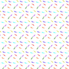 Red, orange, blue, violet, yellow , sky blue colour birds feathers pattern 