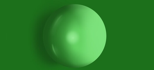 arrière-plan abstrait avec boule de couleur verte au centre 