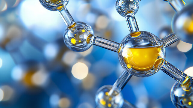 Glowing dna wallpaper with abstract light and science elements.
