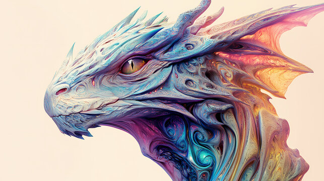 Creature half dragon half human. ai generated. generative ai. Draconian. Illustration