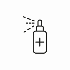 alcohol sanitizer icon sign vector