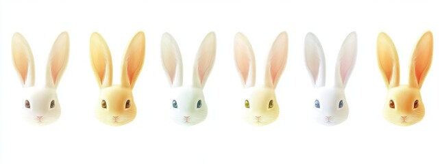 A collection of video chat app effects with a variety of cute and humorous animal faces or masks such as dog, cat, fox, raccoon, rabbit, koala, bear, mouse, and deer. The design is modern and