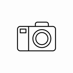 photo camera icon sign vector