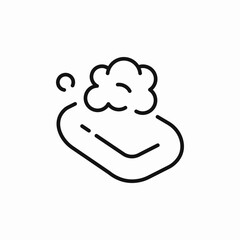 soap foam icon sign vector