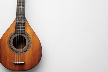 Fototapeta premium old arabic oud isolated on white background