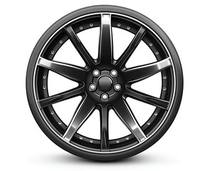Obraz premium wheel isolated on white