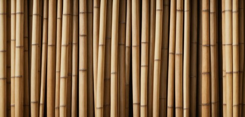 Fototapeta premium Bamboo Stalks Pattern Texture Background