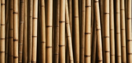 Bamboo Stalks Pattern Texture Background