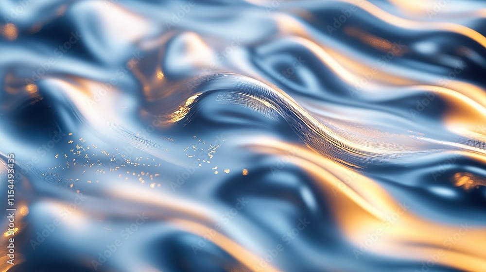 Poster flowing water surface reflection nature digital art calm environment abstract viewpoint fluid dynami
