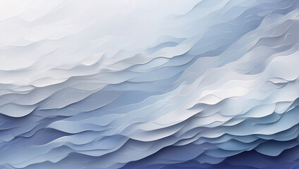 Obraz premium Gradient Background with Sapphire Blue, Icy Silver, and White Fog