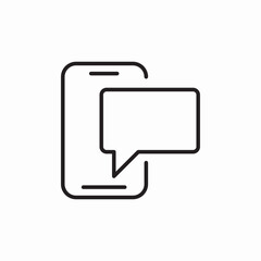 Fototapeta premium phone message sms icon sign vector
